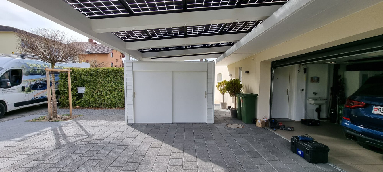 Referenzen-Galerie - 9.18Solarcarport Nr.SO18 - swisscarport.ch