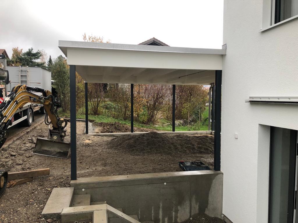 Referenzen-Galerie - Carport Nr.C121 - swisscarport.ch