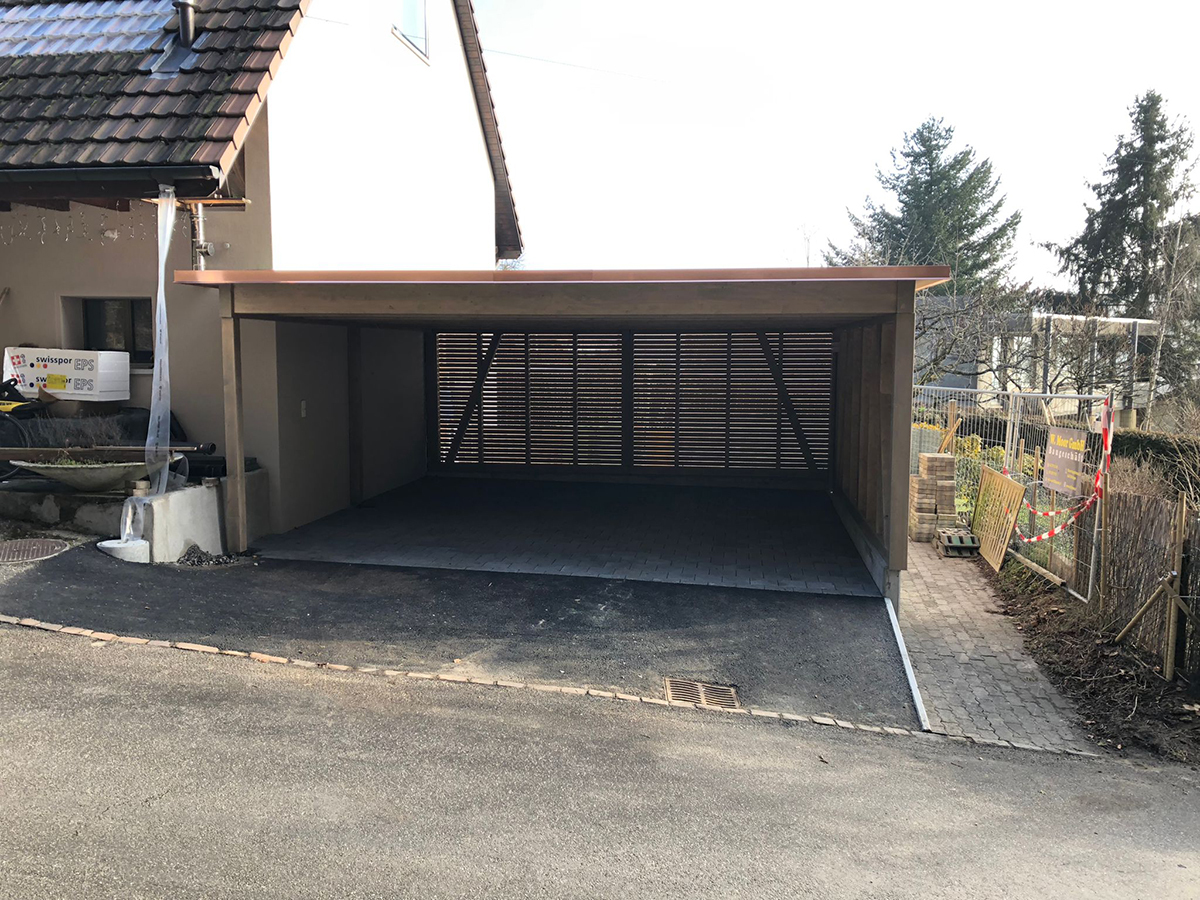 Referenzen-Galerie - Carport Nr.C109 - swisscarport.ch