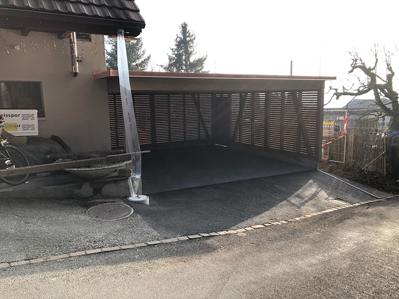 Referenzen-Galerie - Carport Nr.C109 - swisscarport.ch
