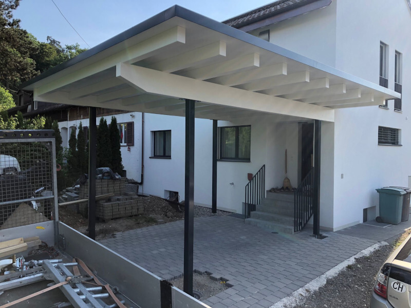 Referenzen-Galerie - Carport Nr.C129 - swisscarport.ch