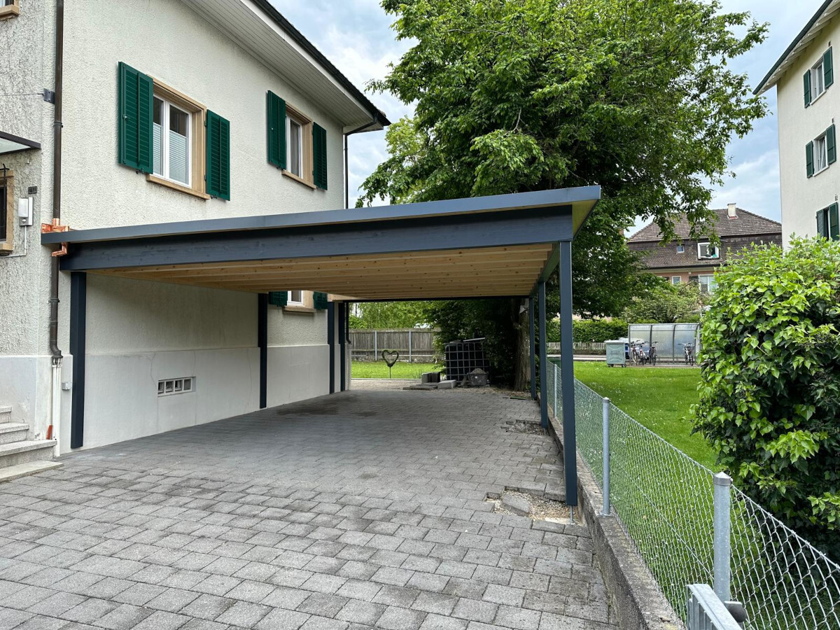 Referenzen-Galerie - Carport Nr.C148 - swisscarport.ch