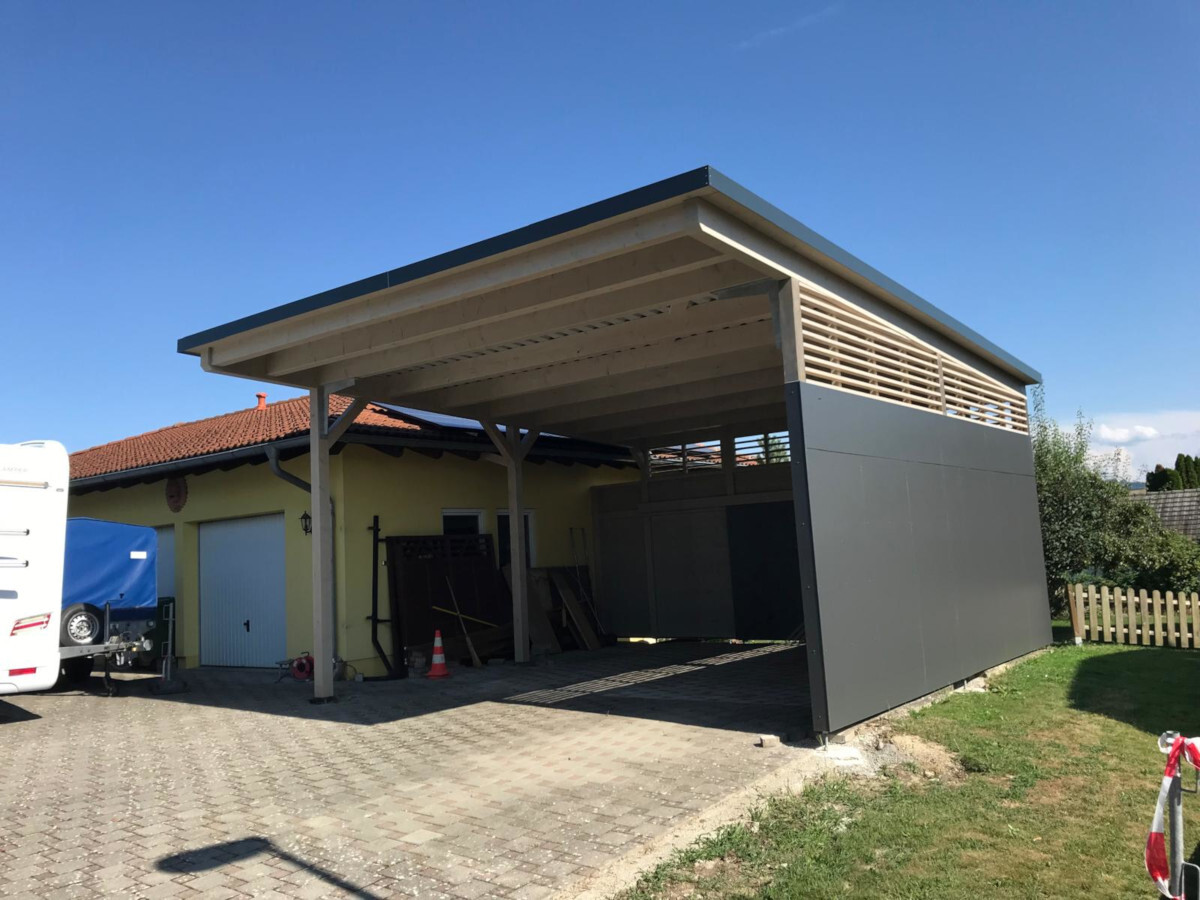 Referenzen-Galerie - Carport Nr.C160 - swisscarport.ch