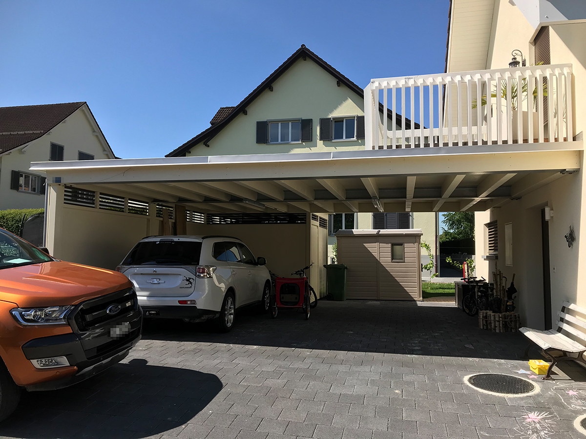 Referenzen-Galerie - 9.68Carport Nr.C68 - swisscarport.ch