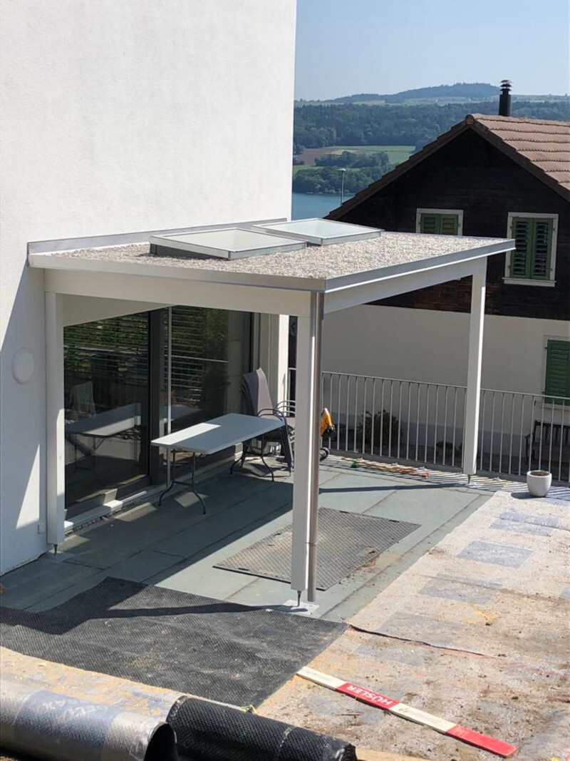 Referenzen-Galerie - 9.35 Sitzplatzüberdachung Nr.S35 - swisscarport.ch